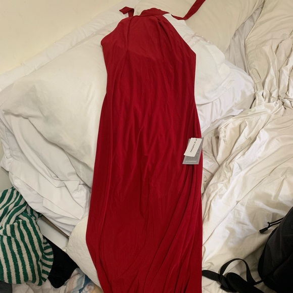 Long, red dress size S - Picture 3 of 4